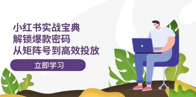 小红书实战宝典：解锁爆款密码，从矩阵号到高效投放-源创智汇网