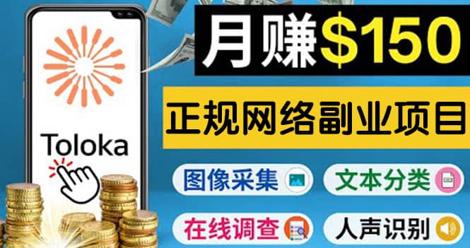 正规网络副业赚钱平台Toloka，利用业余时间月赚150美元-源创智汇网