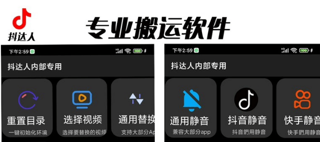 对外收费699抖音傻瓜式一键搬运，起号专用5分钟一个视频《软件+详细教程》-源创智汇网