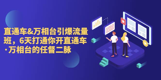 直通车+万相台引爆流量班，6天打通你开直通车·万相台的任督 二脉-源创智汇网
