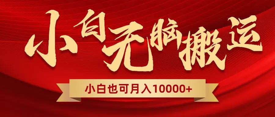 无脑搬运视频，全新平台独占玩法，一个账号每天1000+，多账号轻松扩张！-源创智汇网