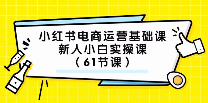 小红书电商运营基础课，新人小白实操课（61节课）-源创智汇网
