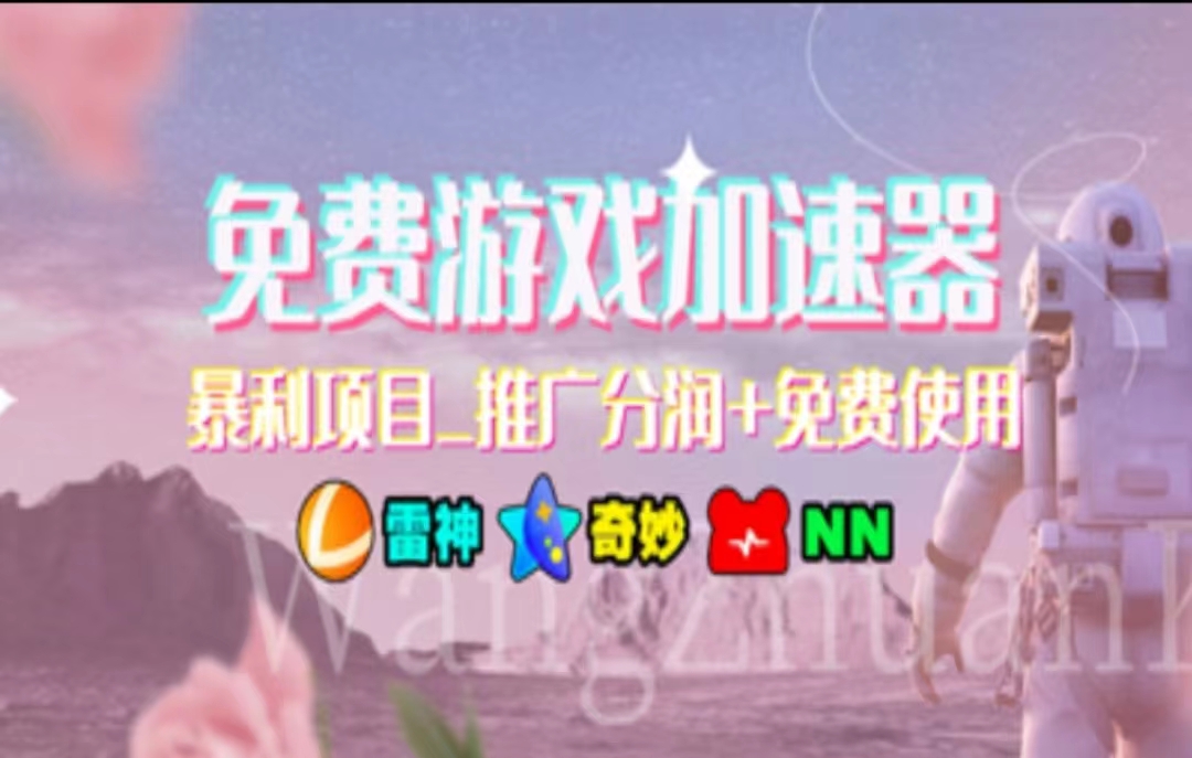 游戏加速器推广，一个月几百到几千的小项目，你看的上么？-源创智汇网