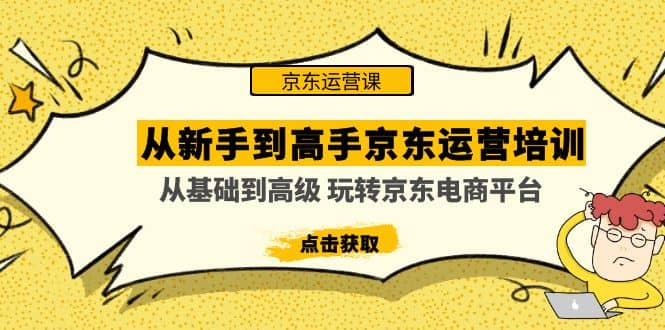 从新手到高手京东运营培训：从基础到高级 玩转京东电商平台(无水印)-源创智汇网