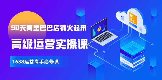 【90天阿里巴巴店铺火起来】高级运营实操课，1688运营高手必修课-源创智汇网