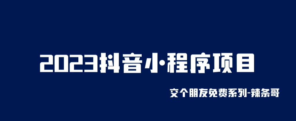 2023抖音小程序项目，变现逻辑非常很简单，当天变现，次日提现-源创智汇网