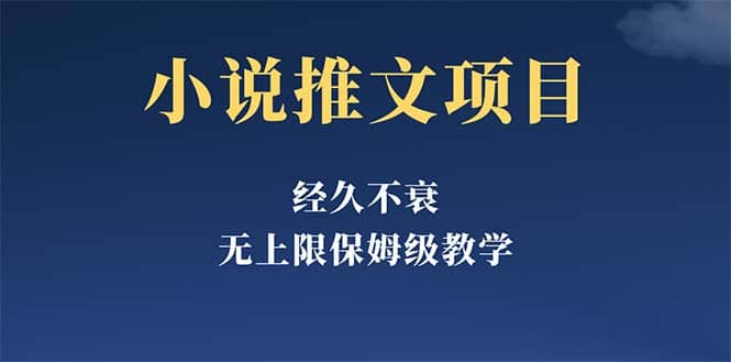 经久不衰的小说推文项目，单号月5-8k，保姆级教程，纯小白都能操作-源创智汇网