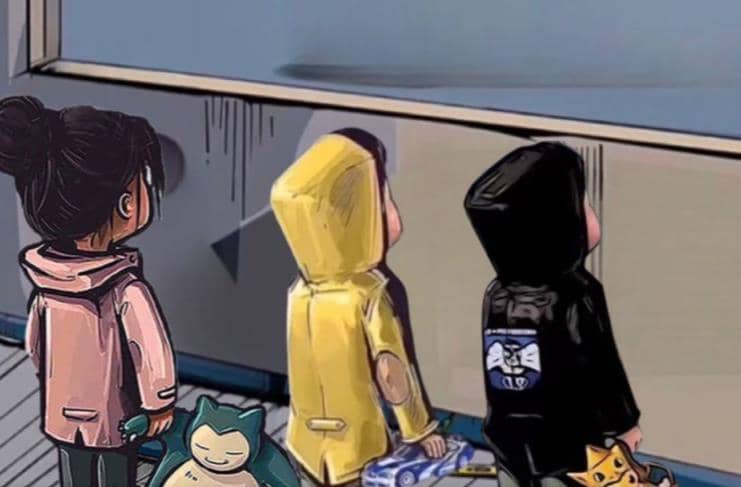 橱窗看车男孩汽车头像制作项目-源创智汇网