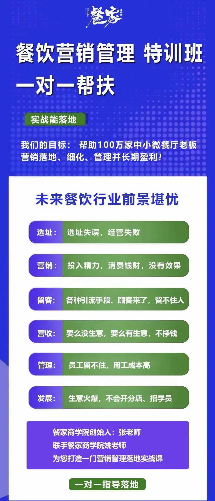 图片[1]-餐饮营销管理特训班：选址+营销+留客+营收+管理+发展-源创智汇网