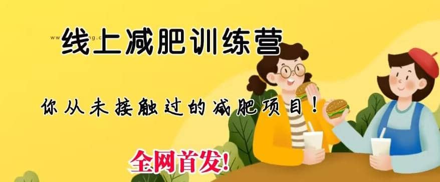 线上减肥训练营，足不出户，仅靠拉几个社群，发几条朋友圈，就可以月实现入五位【揭秘】-源创智汇网