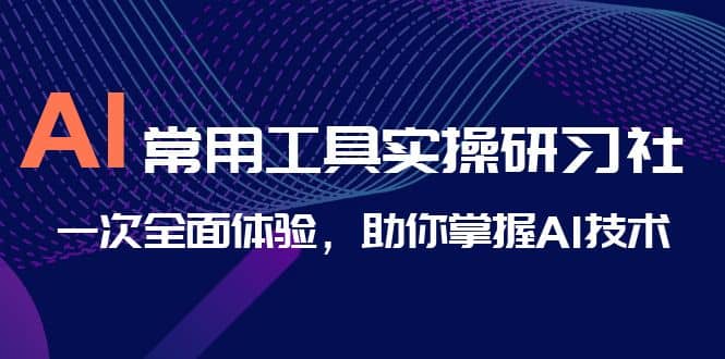 AI-常用工具实操研习社，一次全面体验，助你掌握AI技术-源创智汇网