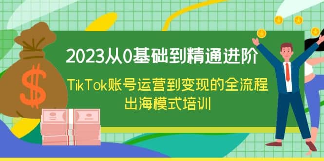 2023从0基础到精通进阶，TikTok账号运营到变现的全流程出海模式培训-源创智汇网