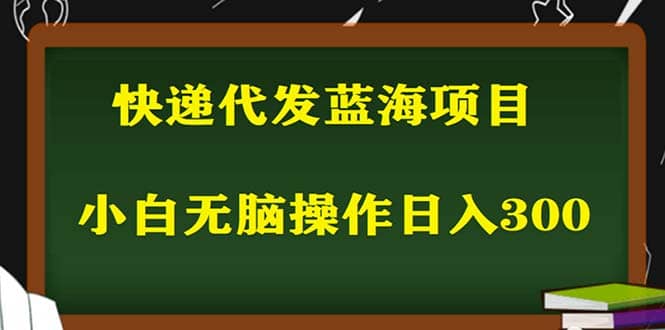 2023最新蓝海快递代发项目，小白零成本照抄-源创智汇网