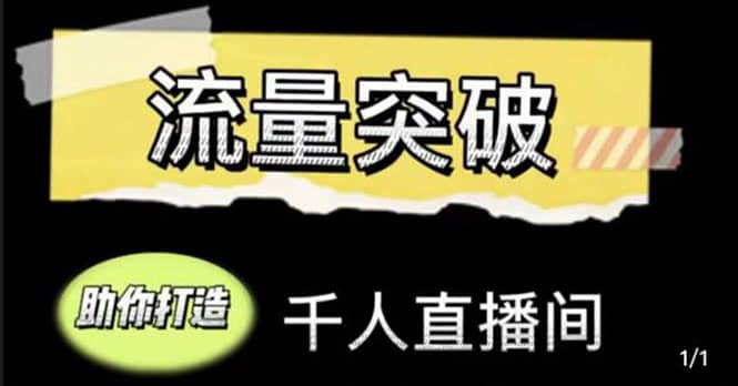 直播运营实战视频课，助你打造千人直播间（14节视频课）-源创智汇网