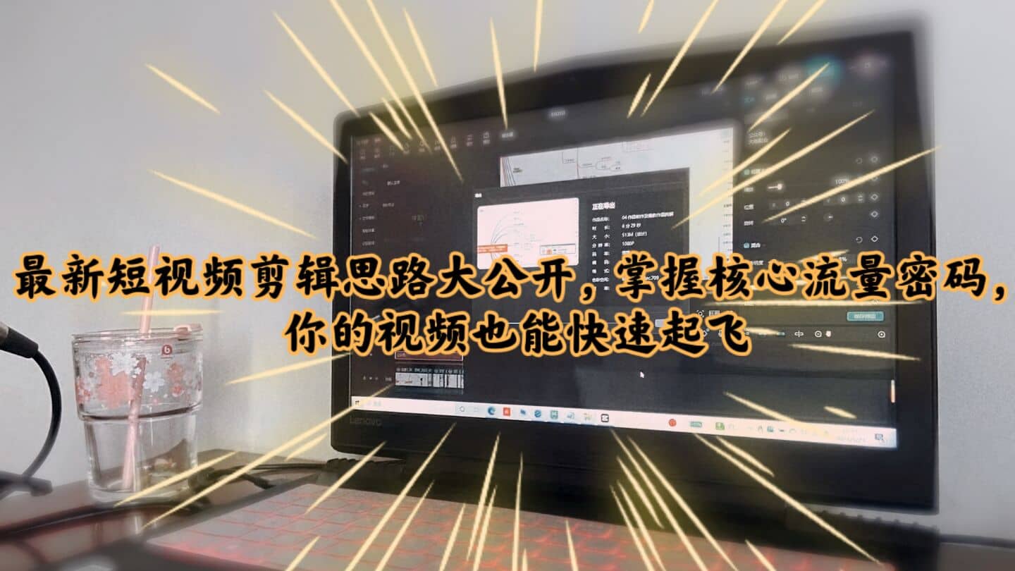 最新短视频剪辑思路大公开，掌握核心流量密码，你的视频也能快速起飞-源创智汇网