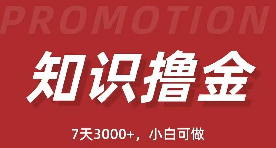 抖音知识撸金项目：执行力强当天见收益(教程+资料)-源创智汇网