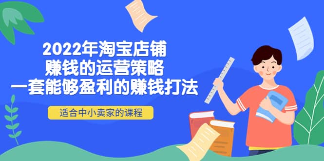 2022年淘宝店铺赚钱的运营策略：一套能够盈利的赚钱打法，适合中小卖家-源创智汇网