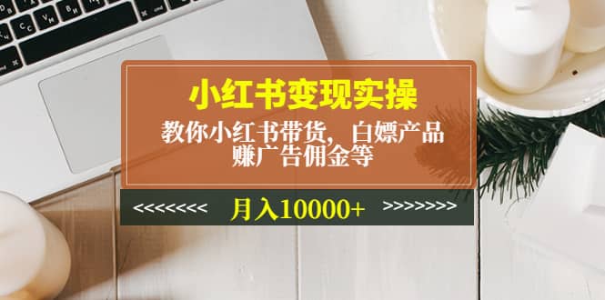 小红书变现实操：教你小红书带货，白嫖产品，赚广告佣金等-源创智汇网