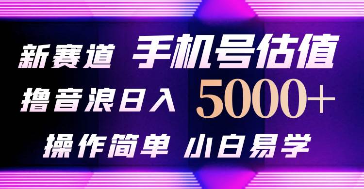 抖音不出境直播【手机号估值】最新撸音浪，日入5000+，简单易学，适合…-源创智汇网