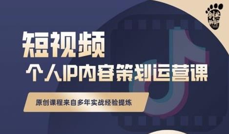 抖音短视频个人ip内容策划实操课，真正做到普通人也能实行落地-源创智汇网