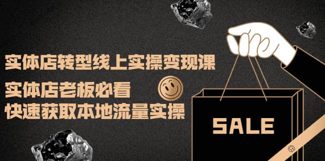 实体店转型线上实操变现课：实体店老板必看，快速获取本地流量实操-源创智汇网