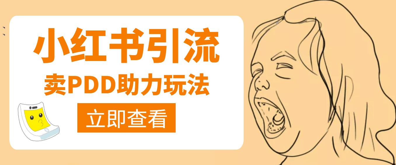 利用小红书卖拼多多助力-源创智汇网