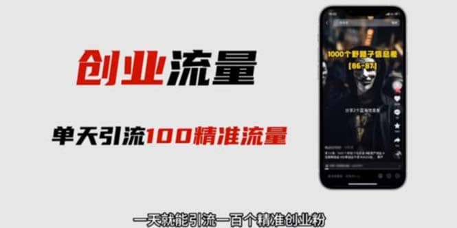 自媒体音频加图文制作视频 一天引流一百个精准创业粉【音频软件+图片素材】-源创智汇网