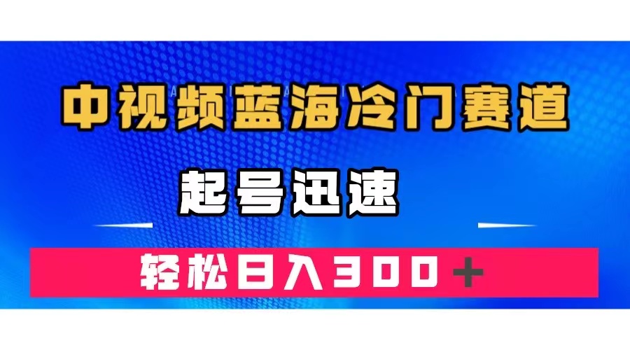 中视频蓝海冷门赛道，韩国视频奇闻解说，起号迅速，日入300＋-源创智汇网