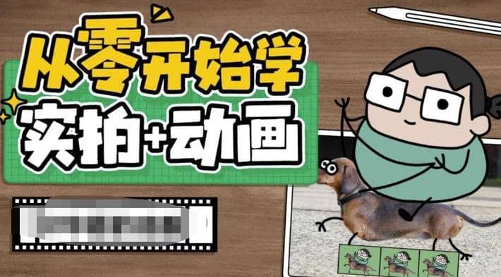 从零开始学实拍加动画，实拍加动画创意教程（49节视频课）-源创智汇网