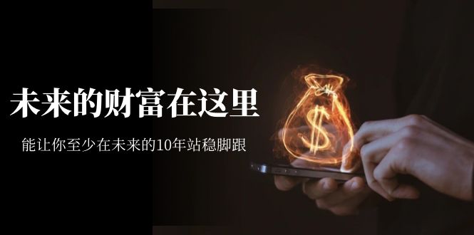 某收费文章《未来的财富在这里》能让你至少在未来的10年站稳脚跟-源创智汇网