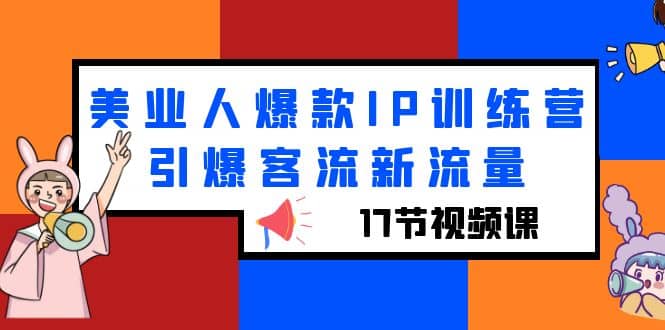 美业人爆款IP训练营，引爆客流新流量（17节视频课）-源创智汇网