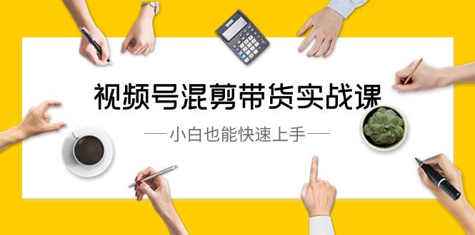 视频号-混剪带货实战课，小白也能快速上手（10节课）-源创智汇网