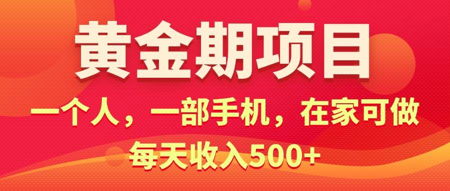 黄金期项目，电商搞钱！一个人，一部手机，在家可做，每天收入500+-源创智汇网