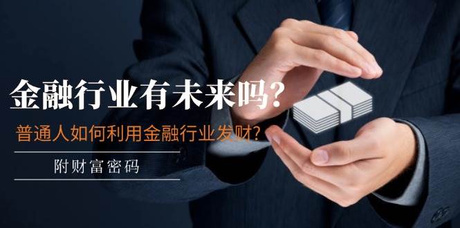 某付费文章：金融行业有未来吗？普通人如何利用金融行业发财?(附财富密码)-源创智汇网