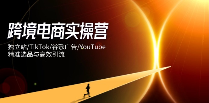跨境电商实操营：独立站/TikTok/谷歌广告/YouTube，精准选品与高效引流-源创智汇网