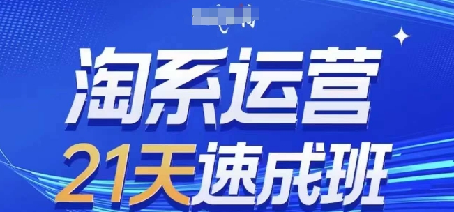 淘系运营21天速成班(更新25年4月)，0基础轻松搞定淘系运营，不做假把式-源创智汇网
