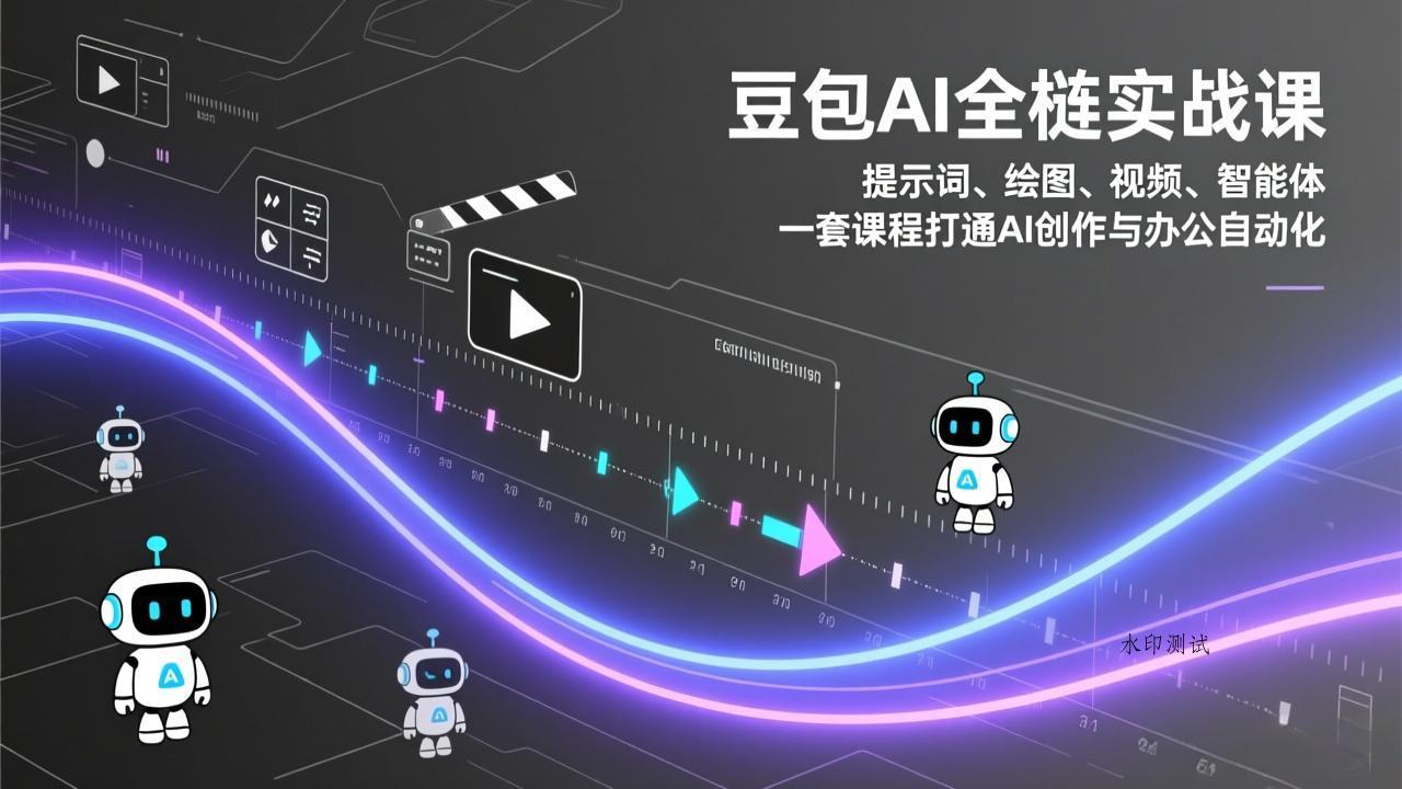 豆包AI全栈实战课:提示词、绘图、视频、智能体,一套课程打通AI创作与办公自动化-空间云网创