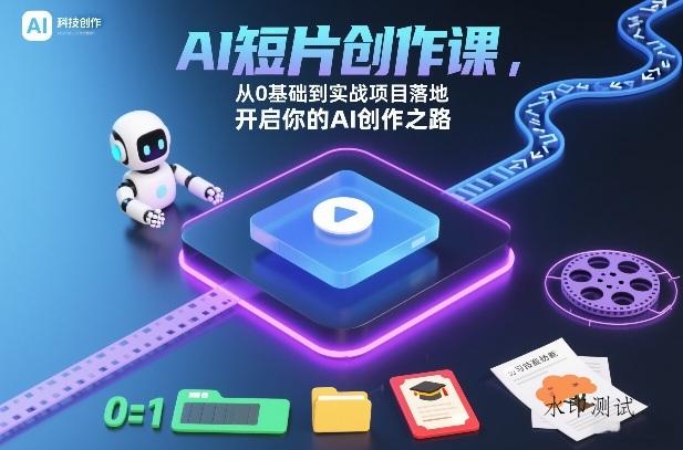 AI短片创作课，从0基础到实战项目落地，开启你的AI创作之路(更新)-空间云网创