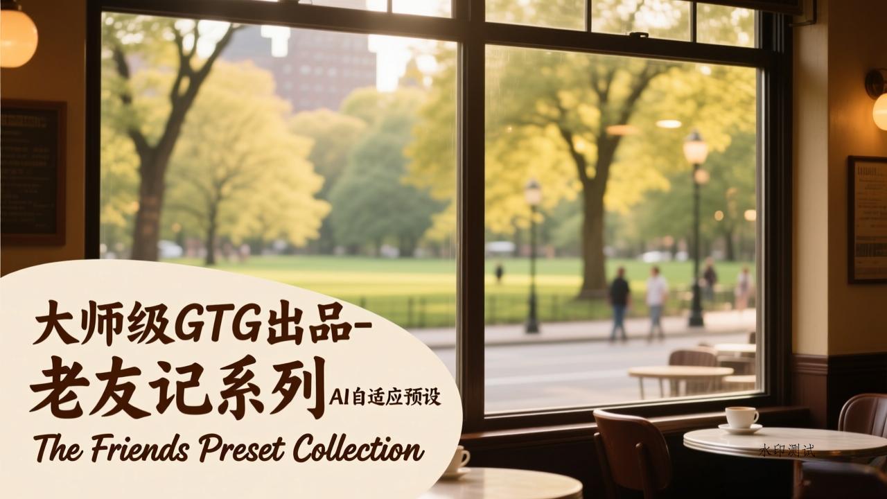 大师级GTG出品-老友记系列AI自适应预设The Friends Preset Collection-空间云网创